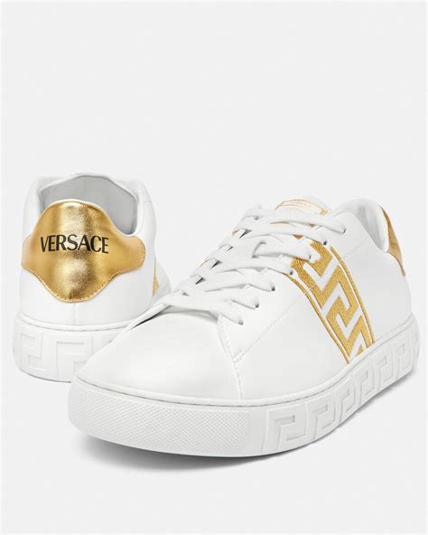 greca vetro versace|greca embroidered sneakers.